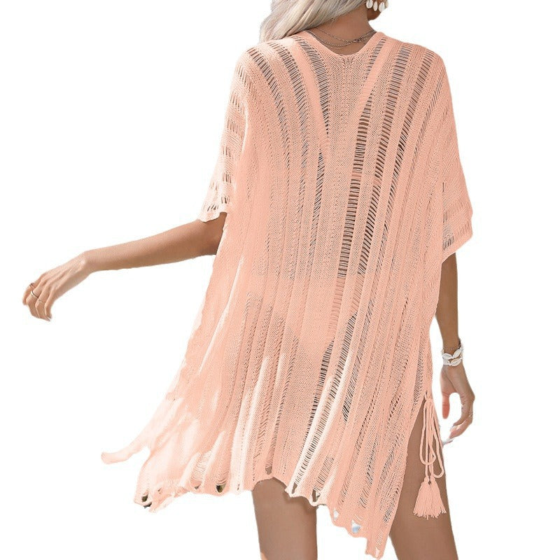 Hollow Sweater Loose Bikini Sun Protection Clothing For Women